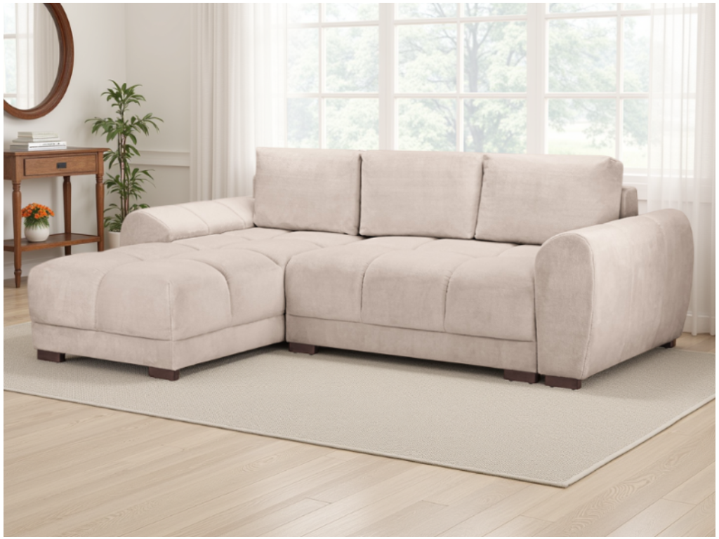 Azzuro Sofabed Mocha Universal Corner