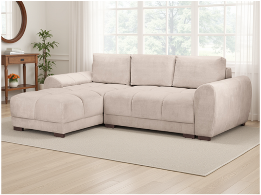 Azzuro Sofabed Mocha Universal Corner